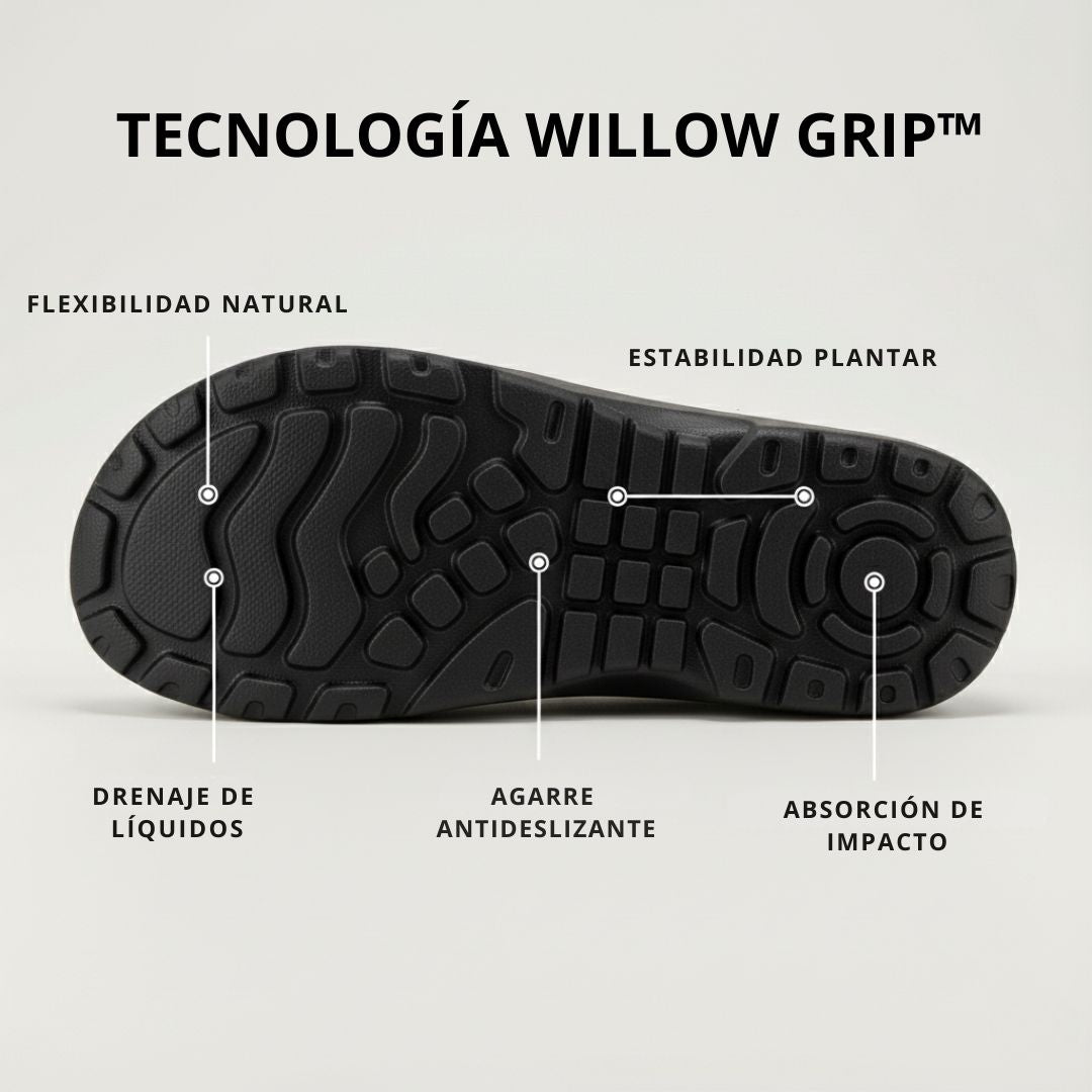 Willow – Zuecos ergonómicos unisex, cómodos y antideslizantes
